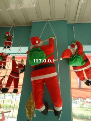 climbing_ladder_christmas_Santa_Claus