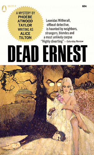 Despite the silly cover, one of my favorite of the Leonidas Witherall mysteries.  A dead body in the freezer?  It get moves around a bit.