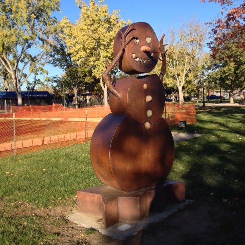 Year-round snow person