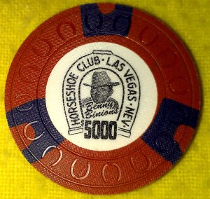 Uncirculated 'Chocolate Chip" $5000 chip