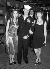 During a cruise, with friends. Photo by Kitty.